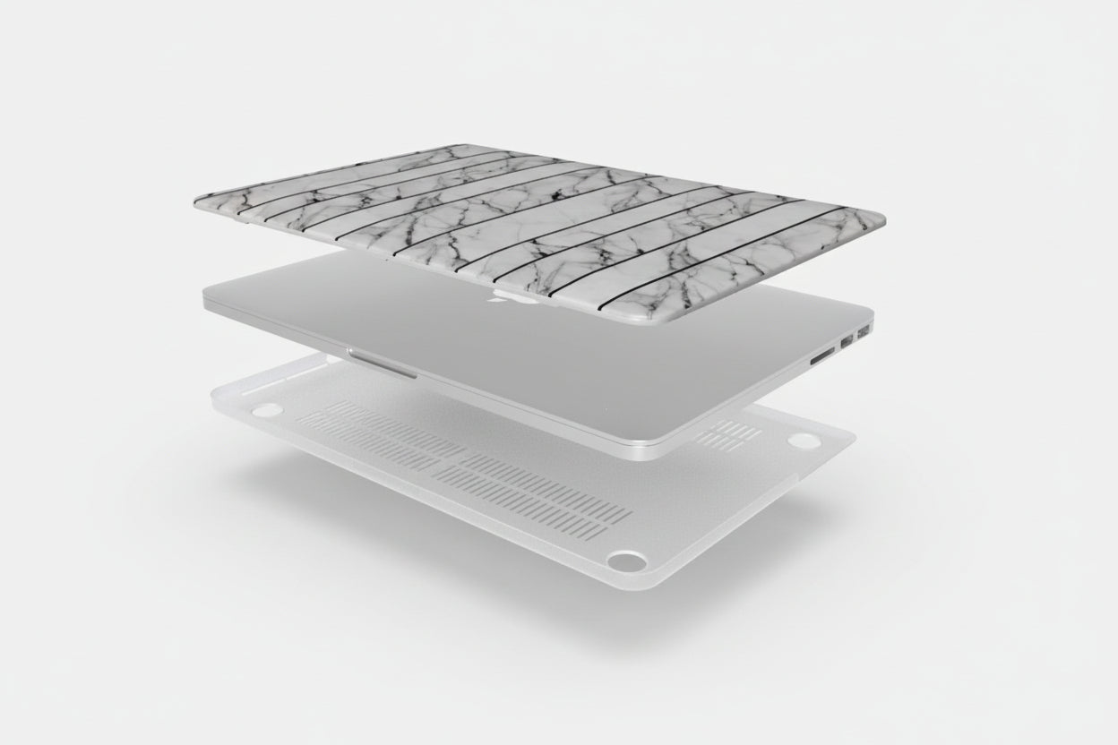 Ivory Strata - MacBook Case